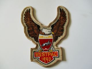 1990 Usn Us Navy Intruder Westpac Va - 52 Cruise Fighter Pilot Squadron Patch