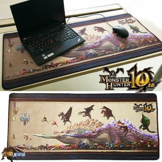 35.  4x23.  6 " Monster Hunter Large Durable Mouse Pad Non - Slippery Rubber Gaming Mat
