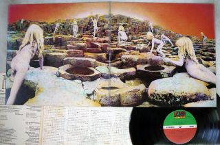 Led Zeppelin Houses Of The Holy Atlantic P - 10107a Japan Stereo Vinyl Lp