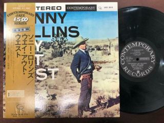 Sonny Rollins Way Out West Contemporary Lax 3010 Obi Stereo Japan Vinyl Lp