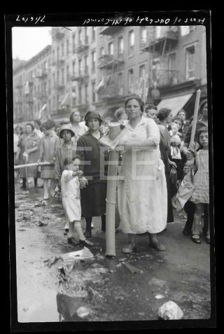 1927 Feast Of Our Lady Mt Carmel Manhattan Nyc York Old Photo Negative 662b
