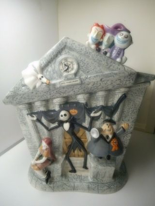 Disney " Nightmare Before Christmas " Cookie Jar Limited Edition 350 Ht.  12 "