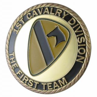 1st Cavalry Division :the First Team " Challenge Coin