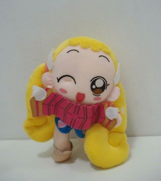 Ojamajo Doremi Hana Chan Accordion Banpresto 2002 Plush 6 " Toy Doll Japan