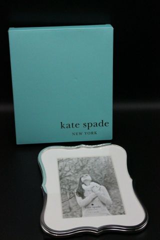 Kate Spade Lenox " Crown Point " Silverplate 5 " X7 " Frame