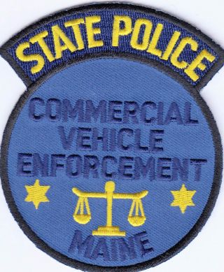 Maine State Police Commercial Vehicle Enforcement Patch Me