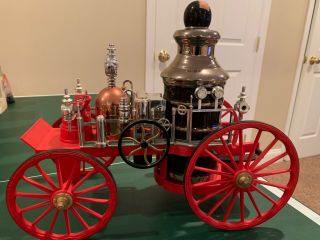 Vintage Jim Beam 1867 Mississippi Fire Engine Decanter No.  313 Bar/mancave Decor