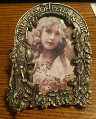Beatrix Potter Tale Of Peter Rabbit Pewter Picture Photo Frame Frederick Warne