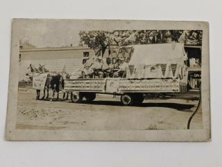 Pre Pro 1910 Hyde Park Beer Brewing Parade Float Rppc Photo Post Card St.  Louis