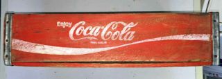 Wooden Coca Cola Crate - Signer Cincinnati Ohio 1986 2