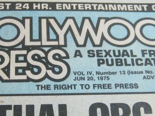 Hollywood Press.  June 20,  1975.  Diana Ross,  Rolling Stones,  Tv Game Shows