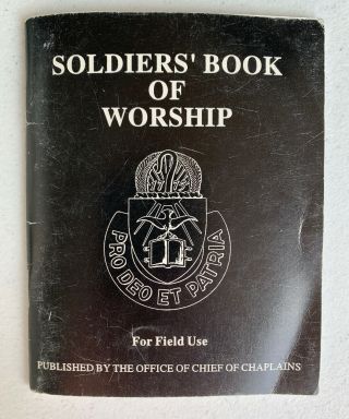 Soldiers’ Book Of Worship For Field Use 1993 Marine Chaplains United States Navy