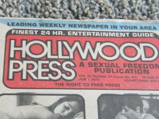 Hollywood Press.  June 1,  1975.  The Wind And The Lion,  Conspiracy Conference