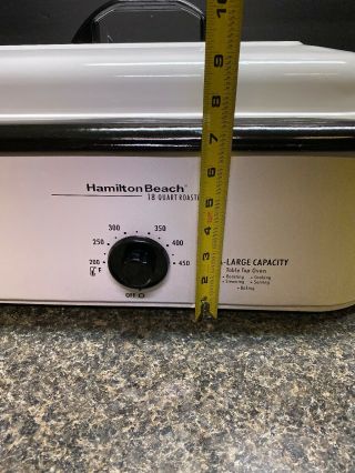 Hamilton Beach Model 32180Dl 18qt Electric Countertop Roaster Oven Extra Large. 2