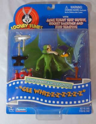 1997 Looney Tunes Road Runner Wile E.  Coyote Acme Flight Suit Gee Whizzzz Mip