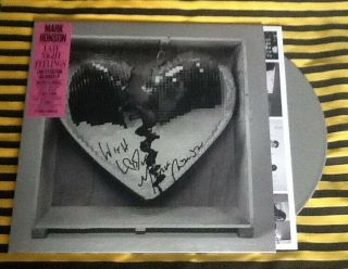 Mark Ronson Late Night Feelings Hand Signed Autographed Limited Grey 2x Lp Vinyl