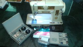 Vintage Singer Model 401a Zig Zag Slant - O - Matic Sewing Machine