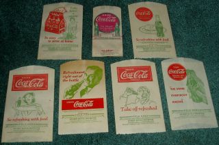 Set Of 7 Different 1930 