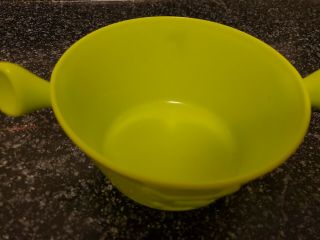 Shrek Cereal Bowl Plastic With Ears Lime Green Kellogg Company Dreamworks 3