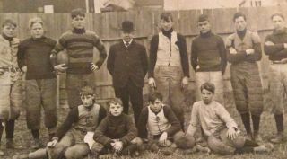 Chelsea Michigan High School Footbal Team Photograph 1907 I 