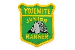 Yellow And Green Yosemite Junior Ranger Embroidered Patch