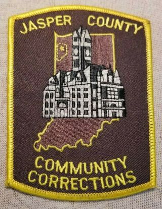 In Jasper County Indiana Community Corrections Patch