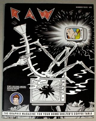 Underground Comic Book Raw 4 Comix - Art Spiegelman - Issue Three Maus Insert,  Record