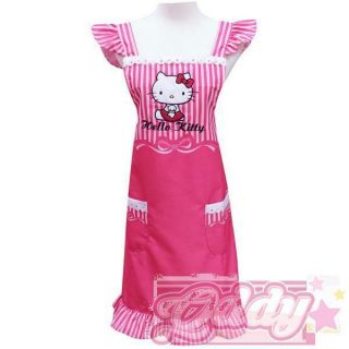 Hello Kitty Cooking Craft Apron Adult Rare Lace Pink Sanrio