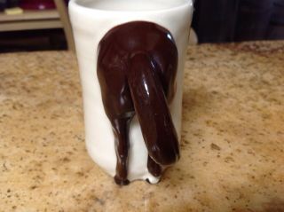 Happy Appy Valley Studio Oh Horse Butt Art Pottery Coffee Cup Mug 4 1/2 "