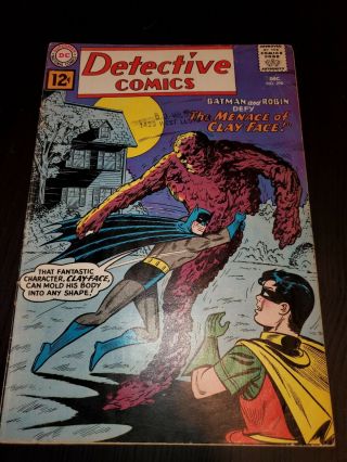 Detective Comics 298 (1961,  Dc) 1st App Clayface,  Bill Finger,  Moldoff,  Vg