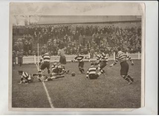 Leicester Rugby Club Match V Cross Keys Photo 1923 25cms X 20 Cms