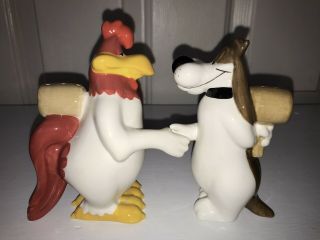 Looney Tunes Foghorn Leghorn X Barnyard Dog Salt & Pepper Shaker Figurines