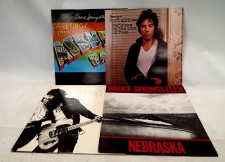 4 X Bruce Springsteen Vinyl Lps Inc 