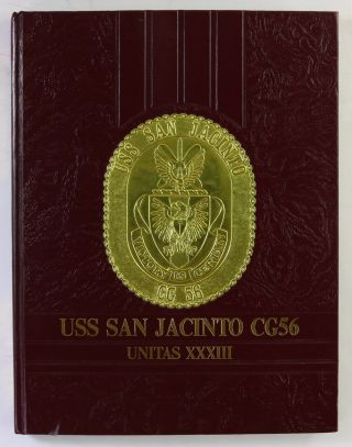 Uss San Jacinto (cg - 56) 1992 South America Deployment Cruise Book Cruisebook