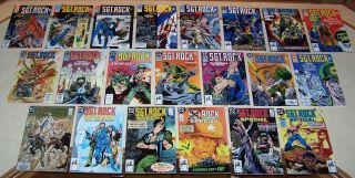 1988 Dc Comics Sgt Rock Special 1 - 21 Complete Series In A Nm Hard - To - Find Set
