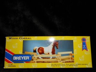Breyer Horse Natural Wood Corral Fencing Accessory Toy 7500
