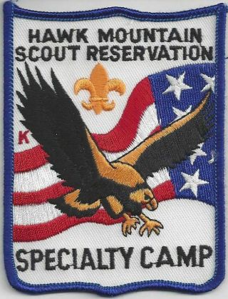 Hawk Mountain Scout Reservation Specialty Camp Patch -