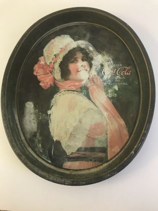 Vintage 1914 Betty Coca Cola Tip Tray