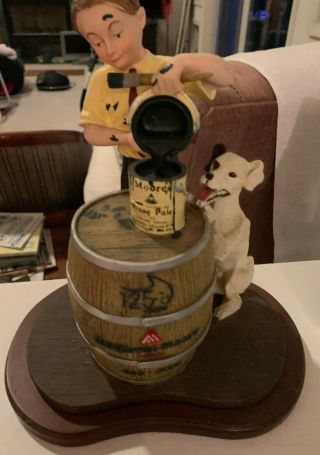 Vintage Benjamin Moore & Co.  Store Display Statue Dog And Paint Rare