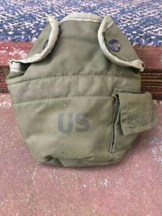 Us Military 1qt Canteen Cover Lc - 2 Alice Clips