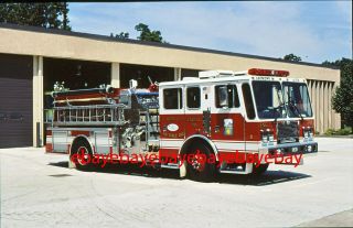 Fire Apparatus Slide,  Engine 741,  Andrews Afb / Md,  1994 Kme