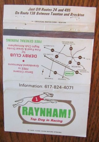 Greyhound Racing (dog Racing) : Raynham Park (massachusetts) - H11