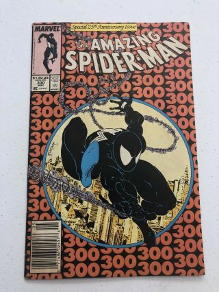Spider - Man 300 Vol.  1 1st Appearance Of Venom Newstand Edition