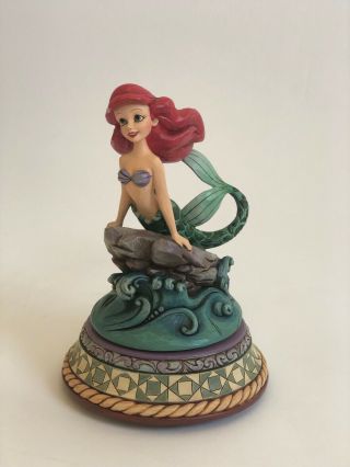 Disney Traditions Jim Shore Little Mermaid Ariel Plays Music Part Of Your World