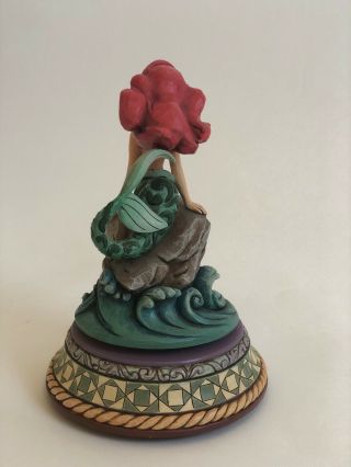 Disney Traditions Jim Shore Little Mermaid Ariel PLAYS MUSIC Part of Your World 3