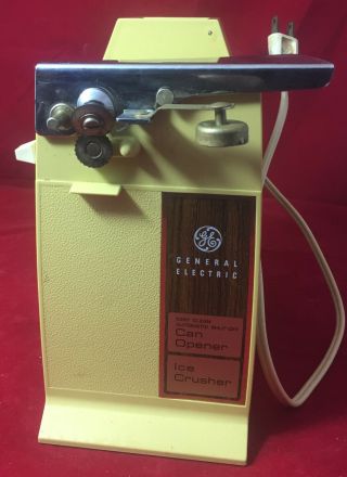 Vintage General Electric Can Opener Ice Crusher