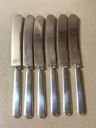 J.  Russell & Co.  Green River 1834 Dinner Knives Knife Set Of 6 Guc