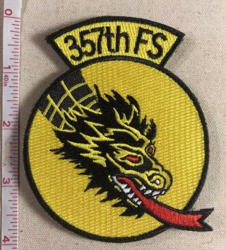 Usaf 357th Fighter Squadron Patch 1990’s 2000’s