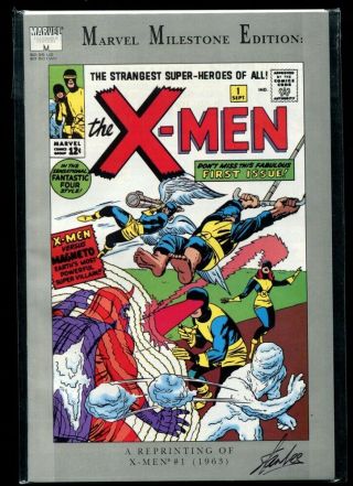 Marvel Milestone X - Men 1 Stan Lee Signed Autograph Limited Edition Psa/dna