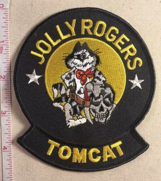 Us Navy Vf - 84 Jolly Rogers F - 14 Tomcat Patch 1990’s